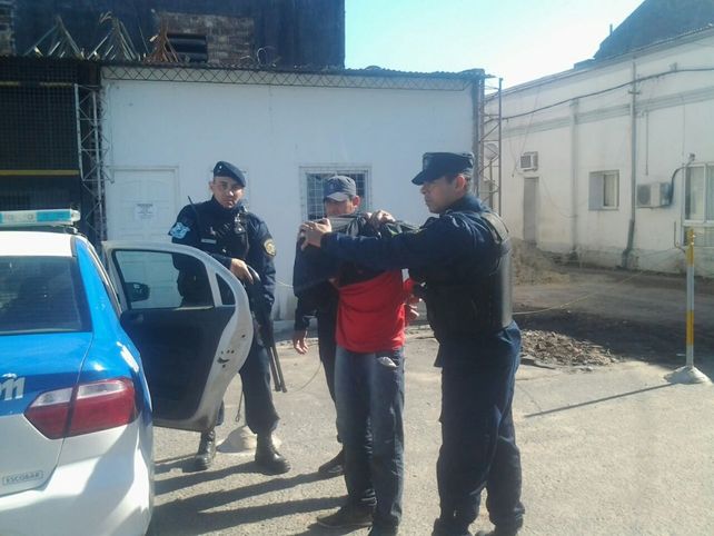 Arrestado. Al ser recapturado por el Comando Radioelectrico el hombre fue puesto en manos de la Justicia.