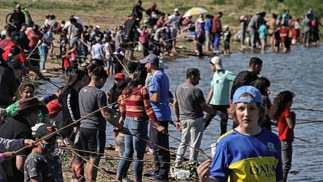 Santo Tomé: gran éxito en el 2º torneo de pesca infantil