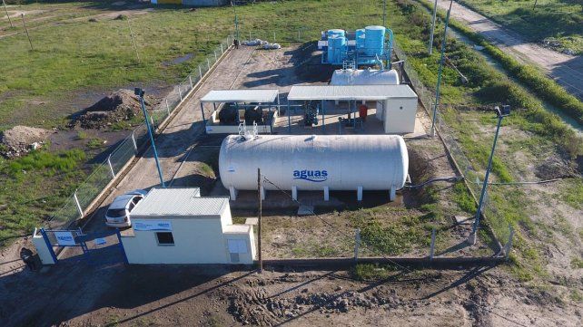 planta potabilizadora Norte de Aguas Santafesinas en la ciudad de Santa Fe