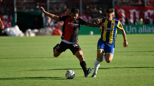 Rodrigo Herrera y Agustín Sández, en el último Newells y Central jugado en el Coloso.&nbsp; 