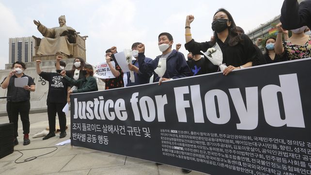 Manifestaciones en todo el mundo por la muerte de George Floyd