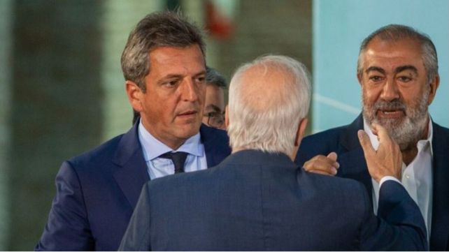 Sergio Massa se reunió con la cúpula de la CGT