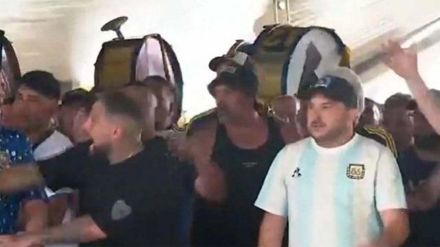 Diego Brancatelli entró al Maracaná con la barrabrava de Boca y lo tildaron de mufa