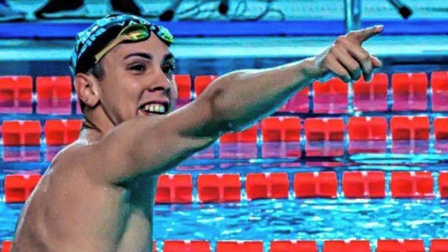 Alba se subió al podio en los 800 metros libre y