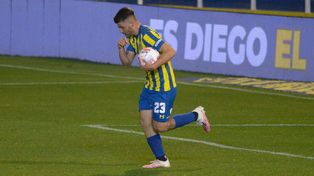 Ignacio Russo jugó poco en Central e hizo un gol, ante Independiente, en e Gigante de Arroyito.