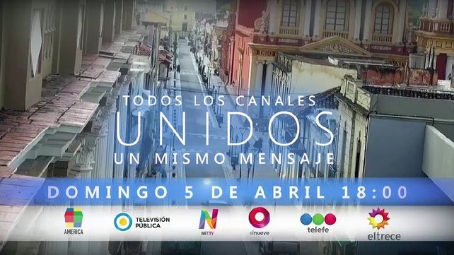 Unidos por Argentina, por todos los canales de tevé abierta