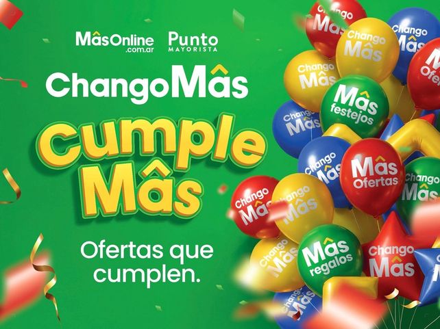 ChangoMâs celebra su CumpleMâs con sorpresas y el sorteo de un chango por hora durante todo el mes