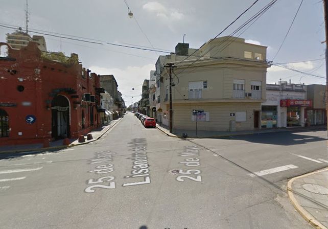 Desvío de tránsito en Lisandro de la Torre y 25 de Mayo