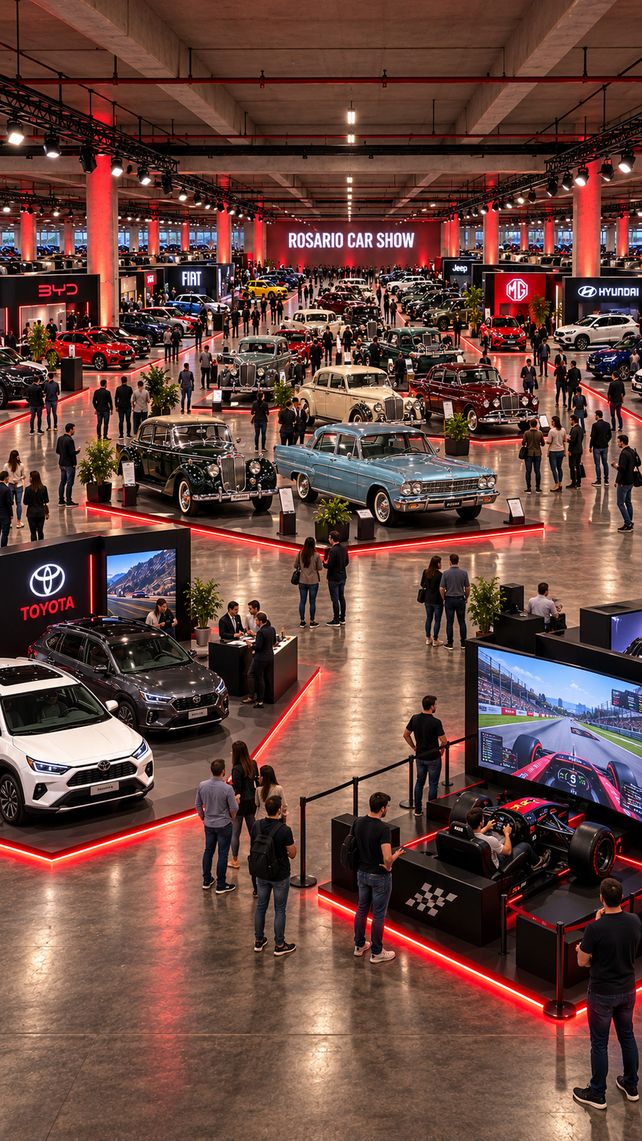 Rosario Car Show: más de 100 autos en exhibición este fin de semana en Portal Rosario Shopping