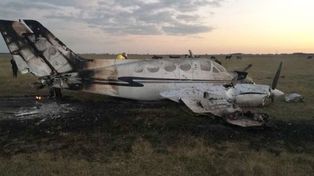Tres heridos por el aterrizaje forzado de un avión de la Policía Federal