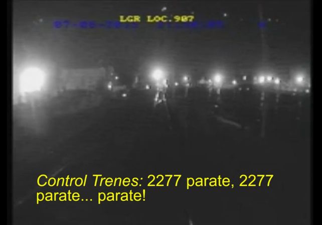 Se conoció el video del choque de trenes en Temperley