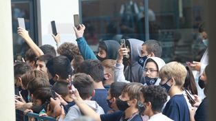 Postales de la tercera visita de Alberto Fernández a Paraná