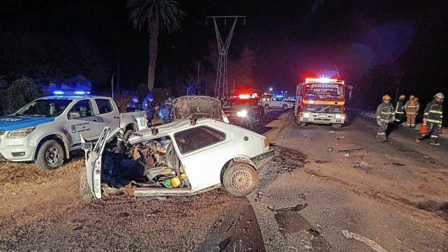 El accidente dejó el saldo de un muerto y dos heridos.