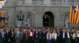 Unidad. Con sus bastones de mando, los alcaldes mostraron su firme determinación a organizar la consulta.