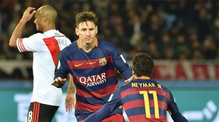 La publicación fue hecha en diciembre de 2015, luego de que Lionel Messi le marcara un gol a River en la final del Mundial de Clubes.