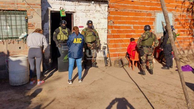 Parte de los allanamientos realizados por la investigación sobre las estafas en redes sociales&nbsp;