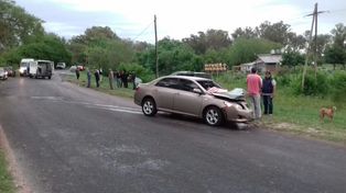 Falleció el hombre que había sido rescatado por los bomberos tras un choque en ruta 42