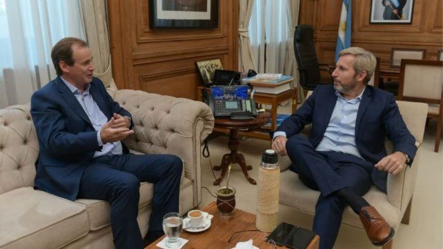 Gustavo Bordet y Rogelio Frigerio
