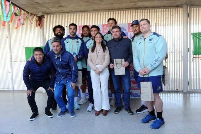 El seleccionado de Australia pasó por el Jardín ubicado en el barrio de Barranquitas.