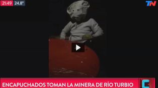 Un grupo de encapuchados tomó la mina de Río Turbio