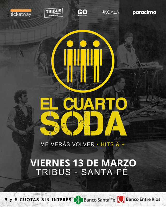 El Cuarto Soda regresa a Tribus con un show inspirado en Me verás volver