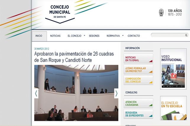 El Concejo Municipal presentó su nueva web y su video institucional