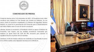 &nbsp;Javier Milei señaló que realizaron un ajuste híper ortodoxo con sinceramiento de mercado de cambios y reestructuración del Banco Central.