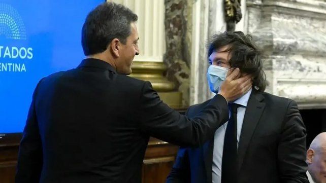Javier Milei le pidió a Massa que postergue el Presupuesto 2024
