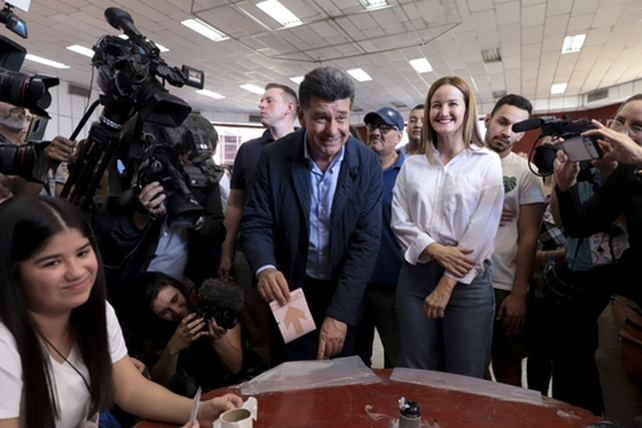 Efraín Alegre, el candidato de la oposición y único en condición de disputarle la Presidencia al poder colorado.