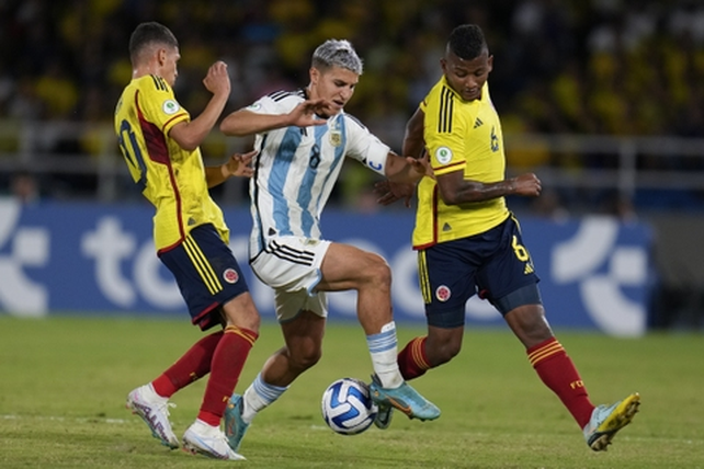 Sub-20: Argentina perdió 1 a 0 con Colombia y no se pudo clasificar al hexagonal final