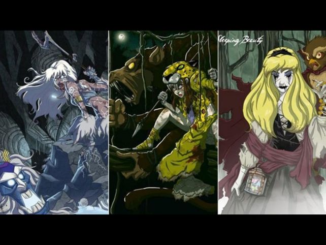 Las princesas de Disney se pusieron terroríficas