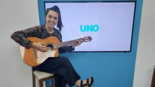 Emilia Cersofio en la redacción de UNO