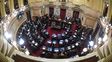 Los senadores aplaudieron a la selección argentina, pero no trataron la ley de propiedad privada