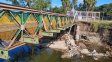 Grave daño estructural: el puente del Club de Pescadores está al borde del colapso