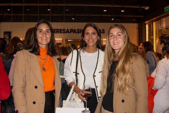 Florencia Sobrero, Ayelén Ricciardelli, y Martina Sobrero