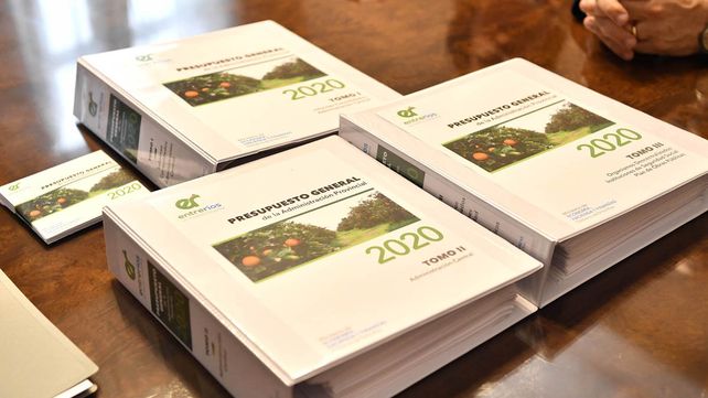 Bordet presenta ante la Legislatura el proyecto de presupuesto 2020