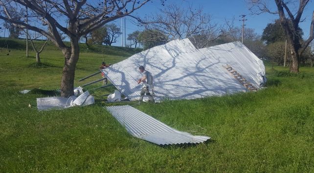 Dos clubes de la ciudad afectados por el temporal