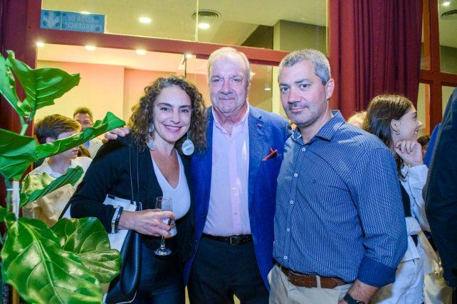 Mónica Peralta, Omar Antolini y Alejandro Pastore