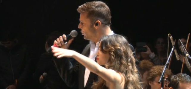 Lali Espósito y Ricky Martin juntos en el escenario