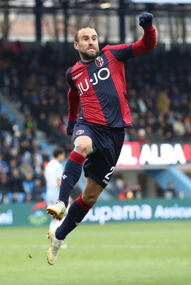 Rodrigo Palacio marcó en el agónico empate de Bologna ante Parma