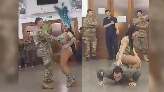 Sancionaron a militares que se grabaron con bailarinas de comparsa