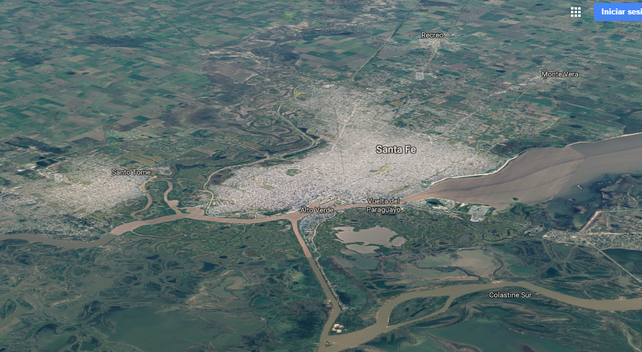 Un mapa interactivo muestra como creció Santa Fe en los últimos 32 años en medio minuto