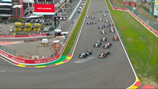 Franco Colapinto hizo una maniobra de campeón en Spa Francorchamps ante su compañero de Alpine y sumó