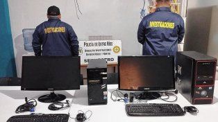 Aclaran el robo de computadoras de una obra del Gobierno