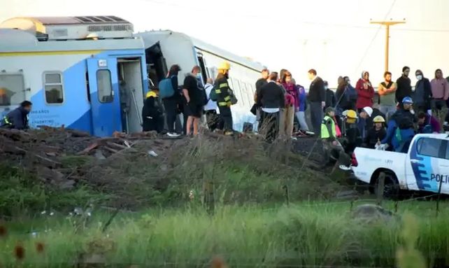 El descarrilamiento se produjo en la ciudad de Olavarría.