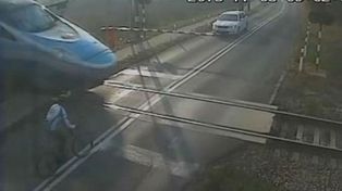 Lo atropelló un tren a 140 kilómetros por hora y se hizo famoso en YouTube
