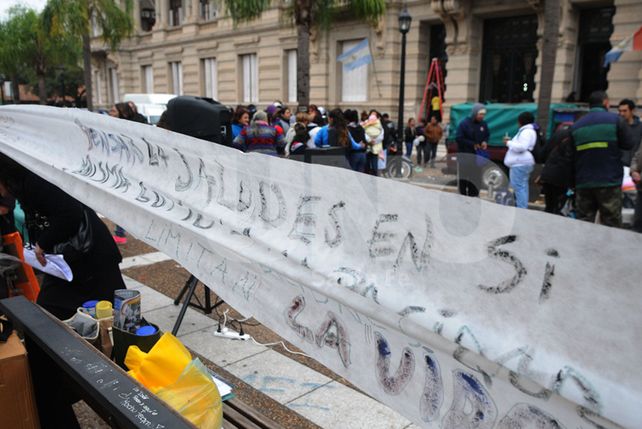 Trabajadores de Salud se movilizaron por la ineficacia de las políticas de seguridad social