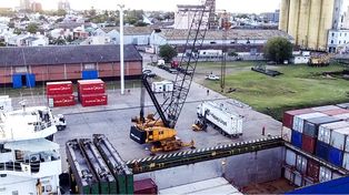 El Puerto de Concepción del Uruguay es parte del sistema logístico multimodal de la región.
