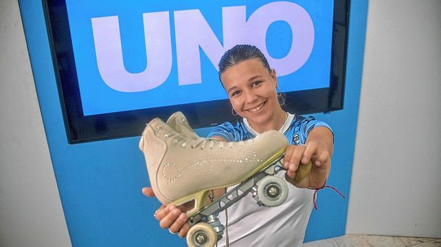 Victoria Rigo tuvo una buena actuación el fin de semana en un campeonato Nacional de patinaje artístico