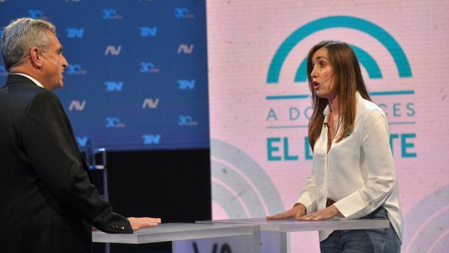 Agustín Rossi y Victoria Villarruel protagonizaron un tenso debate de vices de cara al balotaje